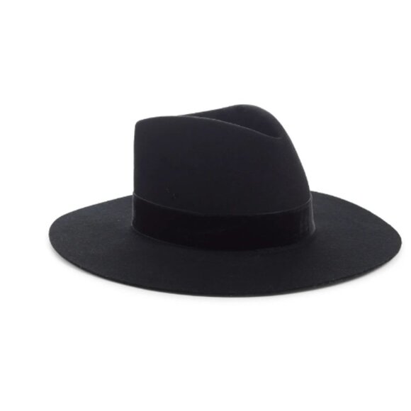 Lack of Color Benson Wool Fedora Black Size Small NWOT - Picture 2 of 9
